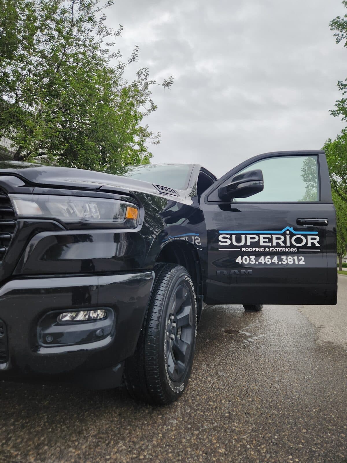 SunWash pickups fleet detailing in Calgary